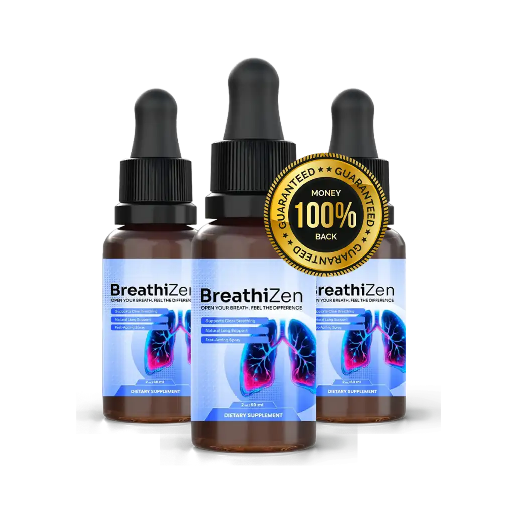 BreathiZen bottles with satisfaction seal